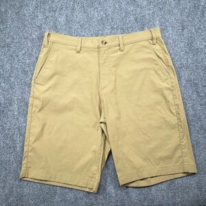 Eddie‎ Bauer Shorts Mens 36 Beige Stretch 11" Inseam Golf Outdoor Travel Hiking
